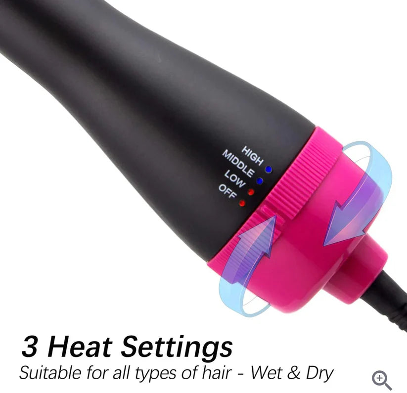 Volumizer Hair Dryer and Hot Air Brush | 3-in-1