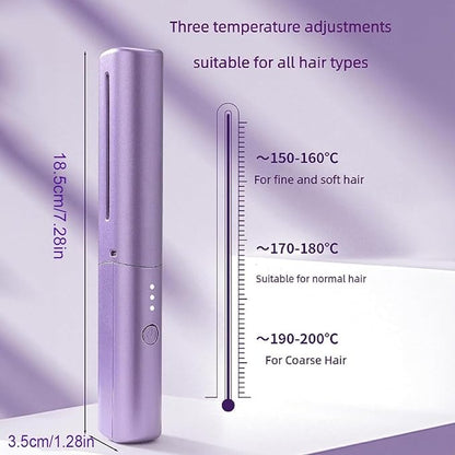 ✨ Rechargeable Mini Hair Straightener ✨