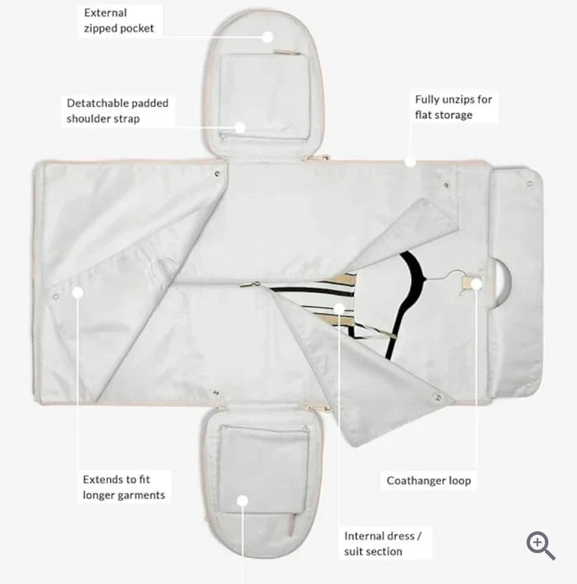 Foldable Leather Bag