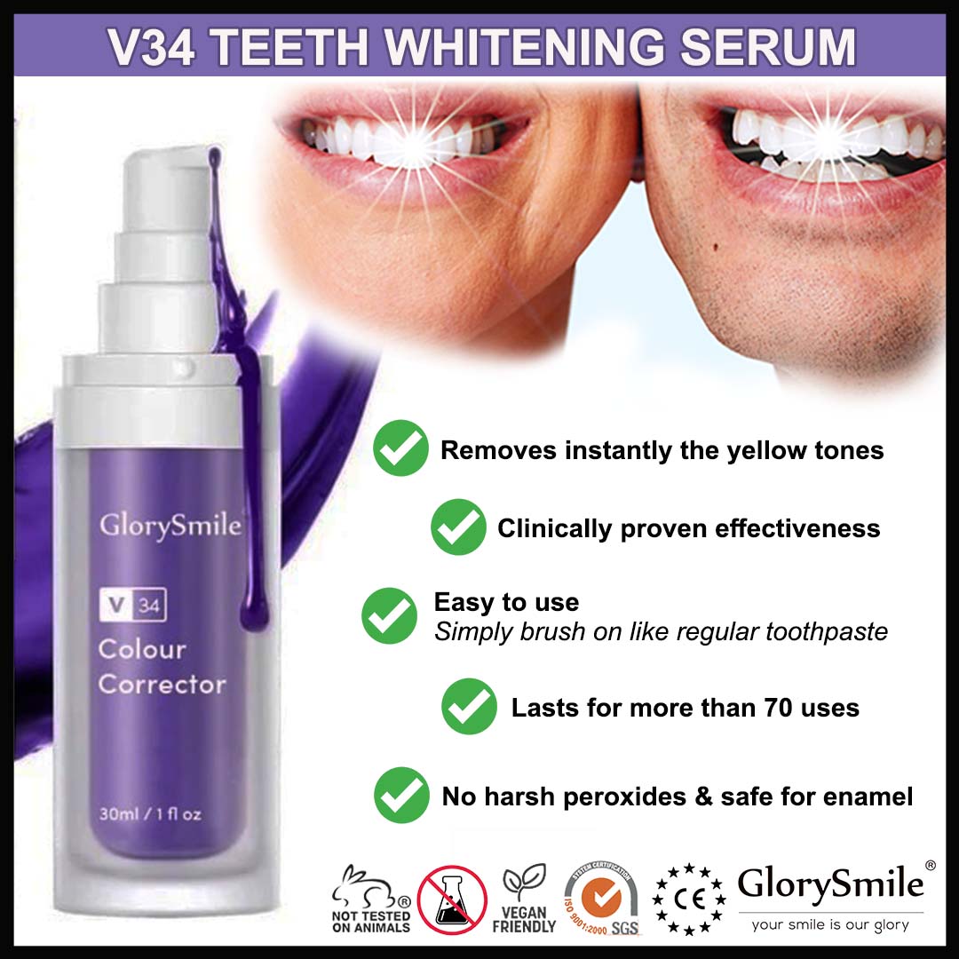 V34 Colour Corrector Serum – Teeth Brightening (30ml)