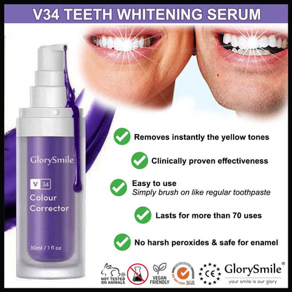 V34 Colour Corrector Serum – Teeth Brightening (30ml)