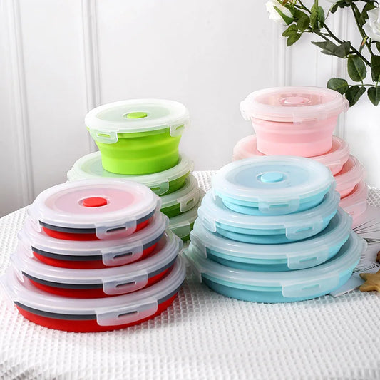 Foldable Silicone Pots (Round) 🍲