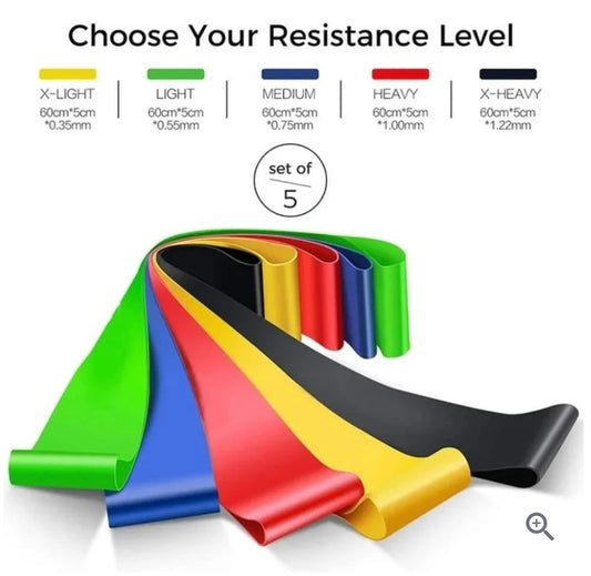 Resistance Bands - 5 Levels