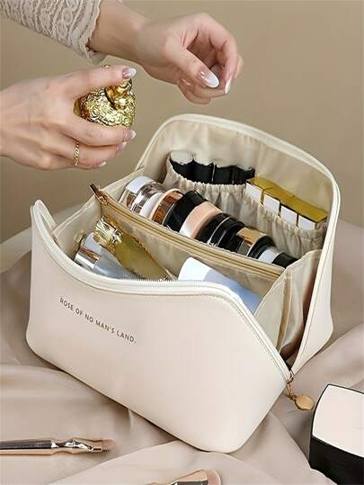 Leather Makeup Pouch