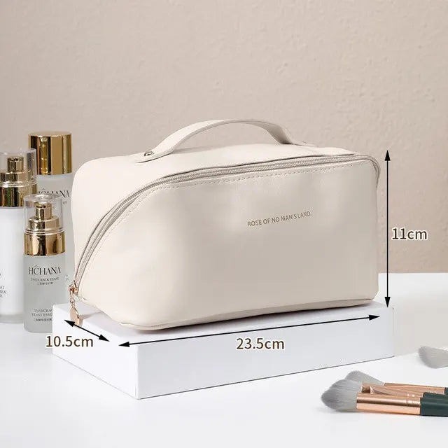 Leather Makeup Pouch